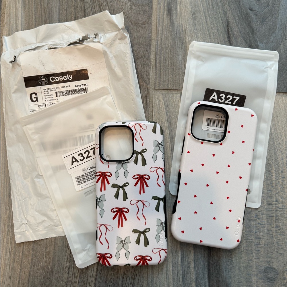 Casely iphone 16 pro max 2 cases NEW